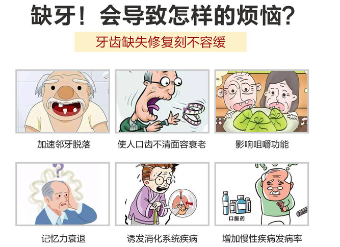 缺牙！会导致怎样的烦恼？