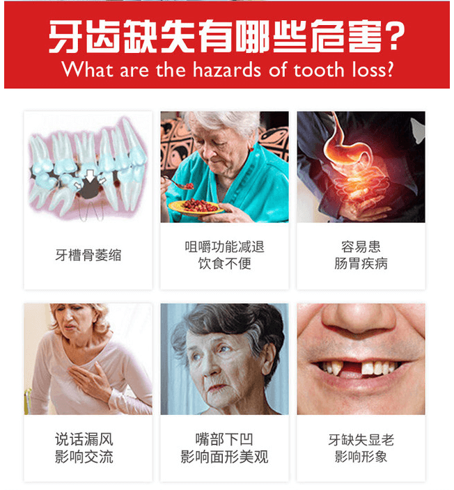 牙齿缺失有哪些危害？