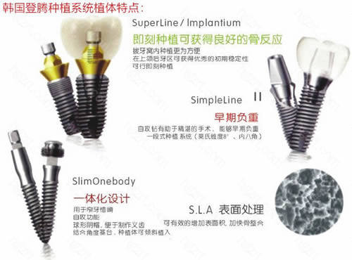 韩国奥齿泰种植体：6000元起/颗