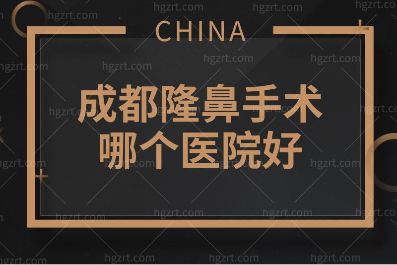 成都隆鼻手术哪个医院好