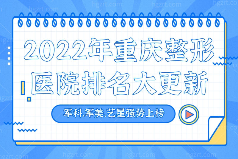 2023年重庆整形医院排名大更新，军科、军美、艺星强势上榜
